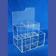 BOLIGRAFOS  6 cubos de 50 x 55 x 80 mm útiles en 2 alturas<br>Medidas: 162 x 120 x 228 mm<br>